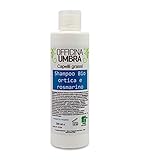 Flacone da 200ml Officina Umbra Shampoo antiforfora ortica e rosmarino per capelli grassi