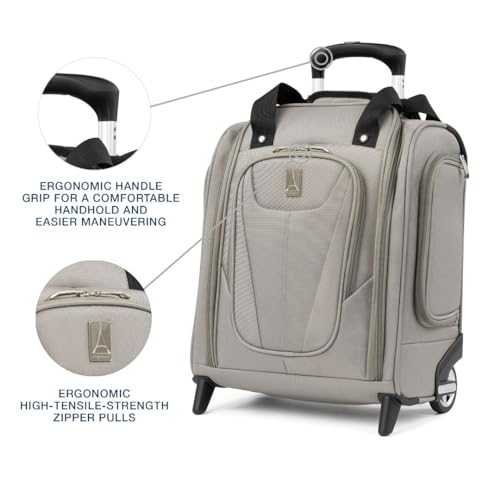 Image of Travelpro Maxlite 5 | Rolling Underseat Bag, Champagne, 15-Inch, Maxlite 5 Rolling Underseat Compact Carry-on Bag