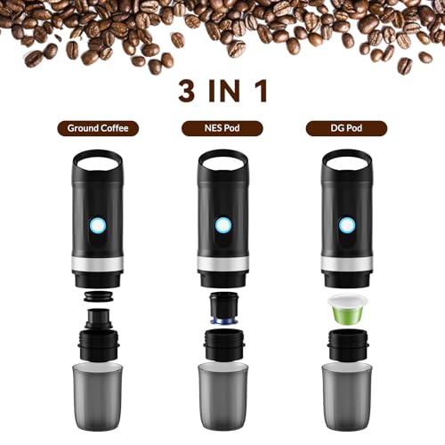 Windancy Portable Espresso Coffee Machine - 3 in 1 USB-C Travel Maker for Camping, Office, Home & RV - Image 3