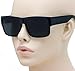 Large Square CHOLO Sunglasses Super Dark OG LOCS Style GANGSTER Style Black NEW (Black)