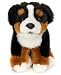 Uni-Toys - Berner Sennenhund Welpe, sitzend - 15 cm (Höhe) - Plüsch-Hund, Haustier - Plüschtier, Kuscheltier