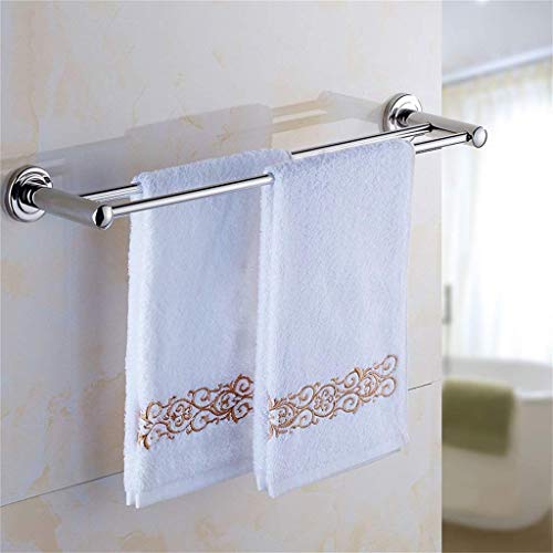 Porte-serviettes en acier inoxydable 304 à double levier durable pour mur de douche - 8