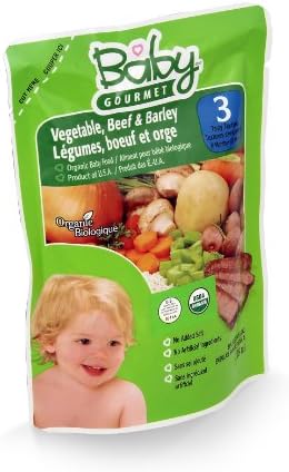 Baby Gourmet Tasty Textures Vegetable Beef and Barley, 1-Pack