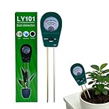 XUXLEKK Misuratore di umidità del Suolo, 3 in 1 Tester per Il Suolo, Suolo Acqua Monitor, Misuratore PH Terreno, umidità del Terreno Sensore Tester, Adatto Orti Iardino, Fattoria, Prato