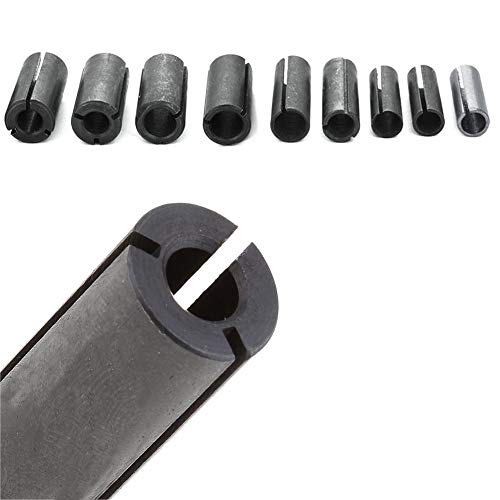 Eyech 9 Different Sizes Steel Router Collet Chuck Driver Router Adapter Converter For Woodworking Engraving Machine Tool #TOP3