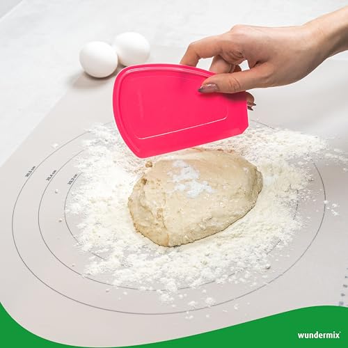 Foto von Wundermix - WunderCard® Teigkarte für Thermomix • Teigspachtel für einfaches Herauslösen von Teigen & Cremes • Optimale Form für Thermomix-Mixtop • Teigschneider zum Backen von Brot & Pizza