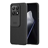 Nillkin für Xiaomi 15T Hülle 2025 5G | Kameraschutz mit Slide Camera Handyhülle, Stoßfest & Kratzfest, Kompatibel mit Xiaomi 15T 6,83 Zoll -Schwarz