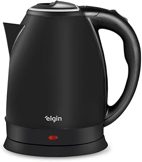 Chaleira Eleltrica Elgin Inox Preta - 220v - Produto 6 mais recomendado com 4.4 estrelas