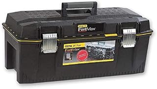 STANLEY FATMAX Waterproof Toolbox Storage with Heavy Duty Metal Latch, Portable Tote Tray for Tools and Small Parts, 28 Inch, 1-93-935