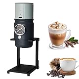 LIULIQ Wiederaufladbare Reisekaffeemaschine, 58-mm-Espressomaschine Mit Manometer, Vorbrühfunktion...