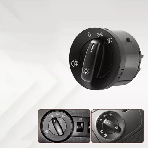 Interrupteur de phare pour VW Jetta V et Passat commande de remplacement 1K0941431BB - 4