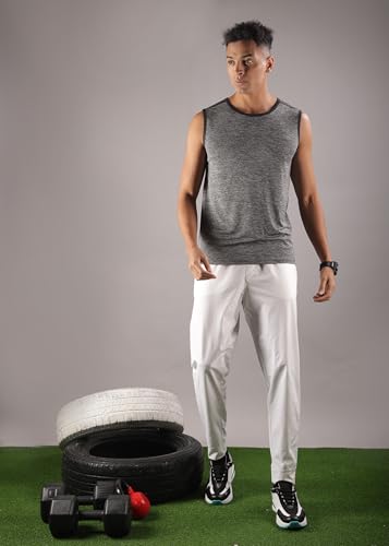 Image of Force NXT Muscle T-Shirt for Men Pack of 1 | Dry Fit Gym Tank for Men | Regular Fit, Round Neck Active Wear T-Shirt for Men | Anti Odour, Sleeveless Mens Sports & Yoga T-Shirt for Men