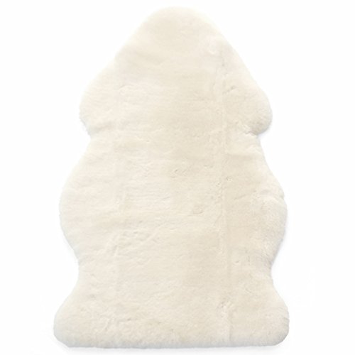 image for Woolino Baby Lambskin Rug, Comfort Underlay, 100% Natural Australian L