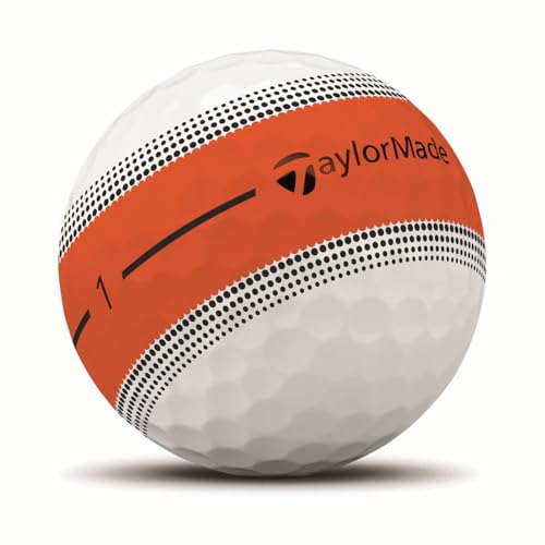 Image of TaylorMade Tour Response Golf Balls, Enhanced 360 ClearPath Alignment, Speed Wrapped Core for Distance and Feel, Pack of 12