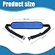 IKOPFLN Non-Slip Seat Belt Thick Chair Abdominal Area Adjustable Anti-Fall Slip with Buckle for Elderly Seniors (Blue)