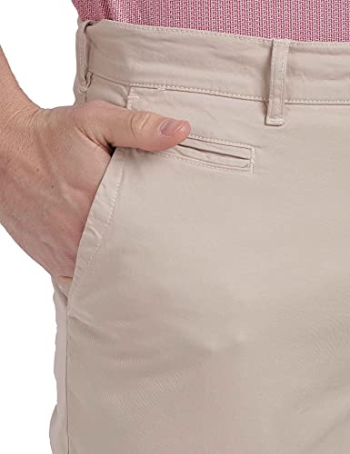 Image of Colorplus Men's Cotton Blend Solid Pattern Contemporary Fit Flat Front Casual Trouser