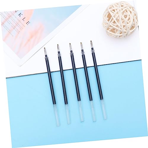 12 recambios de tinta negra gel punta fina para bolígrafos miniatura 4