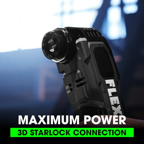 FLEX FX4111-1A 24V Brushless Cordless Oscillating Multitool Kit with 2.5Ah Lithium Battery and 160W Fast Charger - Image 5
