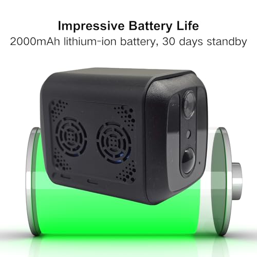 WOLF SHIELD Mini WiFi Hidden Camera – HD Wireless Indoor Camera, 30-Day Standby, Night Vision, Motion Detection Alerts, Home Security Camera — view 6