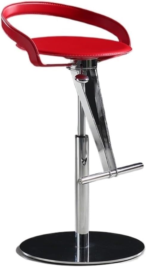 Chaise de bar de luxe légère XJBTBA pivotante et réglable en hauteur pour îlot