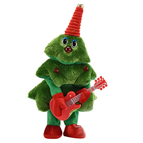 Arbre de noël animé et dansant : peluche musicale électrique de décoration