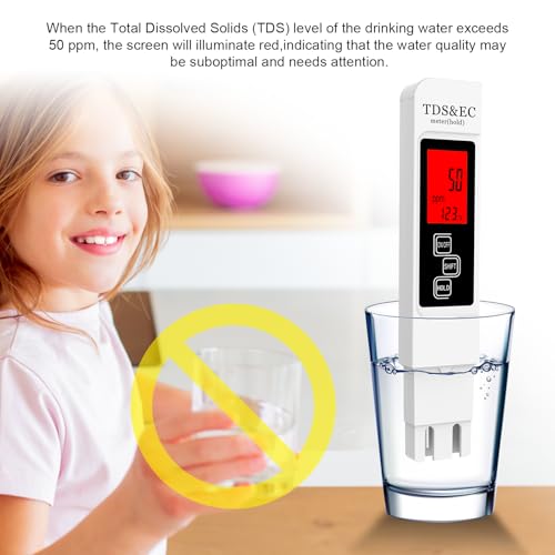 Njty A5-WHITE 𝐌𝐨𝐬𝐭 𝐀𝐜𝐜𝐮𝐫𝐚𝐭𝐞 𝐒𝐨 𝐅𝐚𝐫 4-In-1 Instant Read Tds Meter thumb #2
