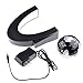 Magnetic Levitation,Petforu High Rotation C Shape Magnetic Suspension Maglev Levitation Globe with LED Lights for Learning Education Teaching Demo Home Office Desk Decoration(US Plug) - Black