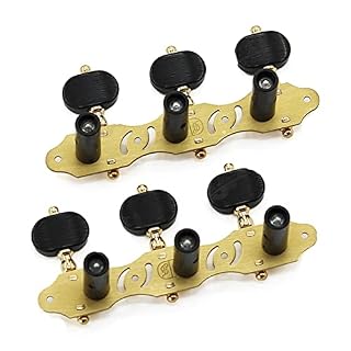 Cheville d'accord Corde Guitar 1 Paire À Gauche Et Droite Antique Cuivre Cuivre Creux De Guitare Classique De Cordes De… – Image 5