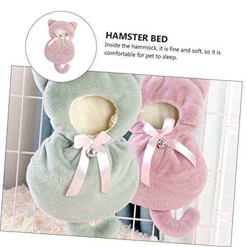 Balacoo 3 Pçs Coelhos Esconderijo Bolsa De Inverno Chinchila Animais Pendurados Ouriços Forma De Pel