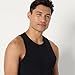 Amazon Essentials Men's Sleeveless Super Soft Modal Undershirt, Pack of 2, Black, XX-Large