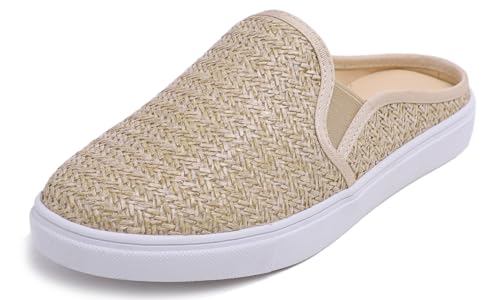 Image of FEVERSOLE Women's Sport Mules Slip On Loafers Fashion Backless Sneakers