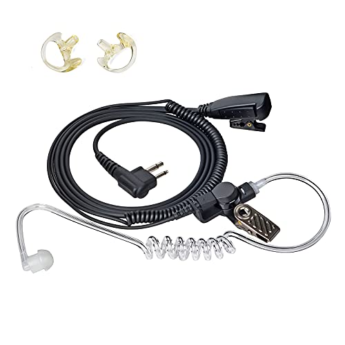 UAYESOK Covert Écouteurs de sécurité pour talkie-walkie Motorola XT420 XT460 CP040 GP300 DP1400 CLS1110 CLS1410 Hytera Radio avec tube acoustique PTT Micro, P11H1-M