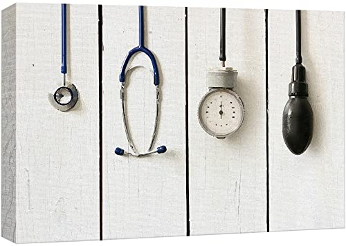 wall26 Canvas Print Wall Art Medical Apparatus Tools on Wall Medicine People Digital Art Modern Art Contemporary Scenic Colorful for Living Room, Bedroom, Office - 16