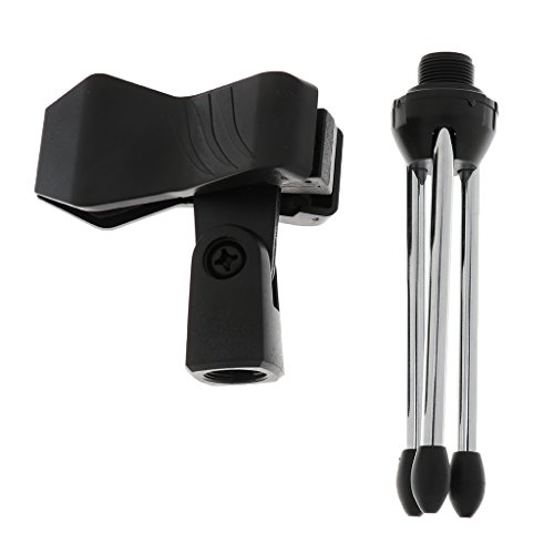 Preisvergleich Produktbild Baoblaze Universal Mikrofon Ständer Dreibein Tisch Stativ Tischständer mit Verstellbar Tischklemme - # 2