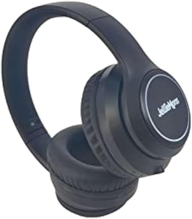 JellieMons Wireless Bluetooth Headphones, Over-Ear, RGB Lights, 5.1 Bluetooth, Aux Port, Built-in Microphone – HP-701