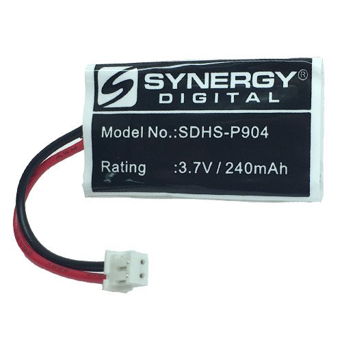 Synergy Digital Cordless Phone Battery, Works with AT&T-Lucent TL7600 Cordless Phone, (Li-Pol, 3.7V, 240 mAh) Ultra Hi-Capacity Battery