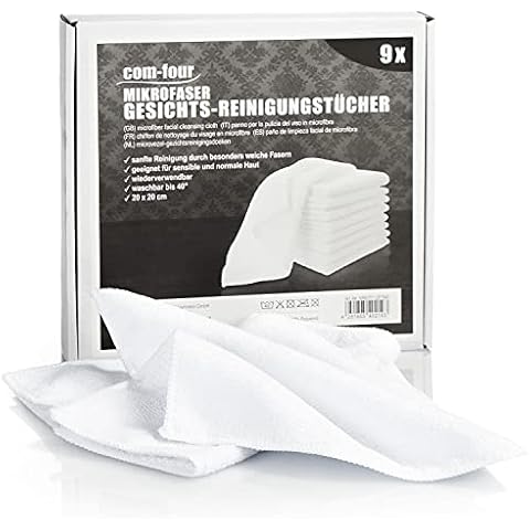 Toallitas Microfibra de Limpieza Facial com-four Cover
