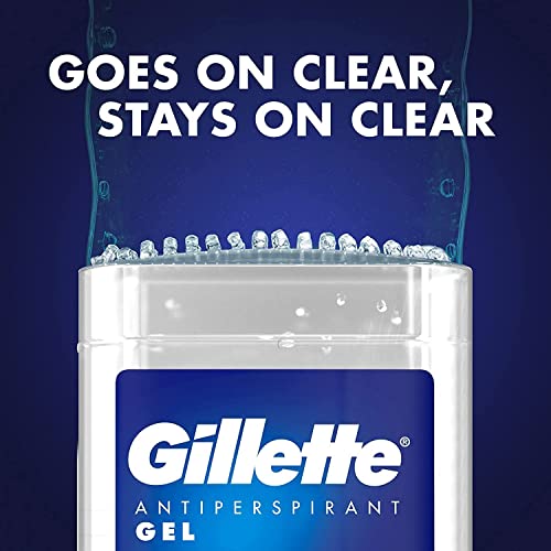Gillette Antitranspirant Deo Gel für Männer, 420 ml (70 ml x 6), 48h unsichtbarer Schweiß- und Geruchsschutz, kühle Welle, Verpackung kann variieren