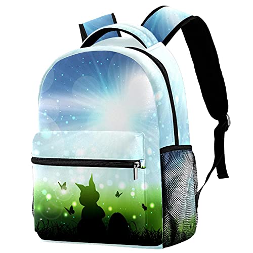 Sac à dos voyage lapin de Pâques idéal pour les sorties scolaires et vacances