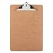 Office Impressions Hardboard Clipboard, 1-1/4 Inch Capacity, Holds 8-1/2 x 11, Brown (82090)
