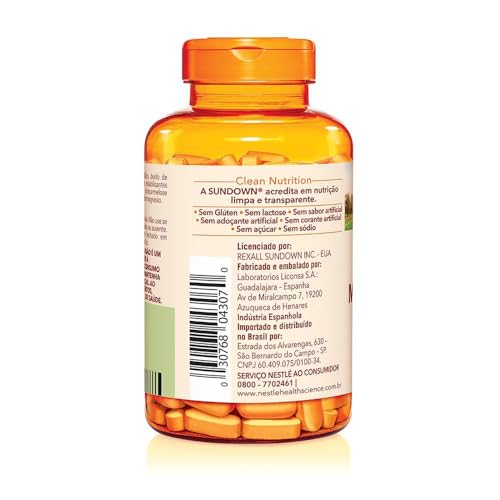 Cálcio e Magnésio com Zinco - 100 Comprimidos, Sundown Vitaminas