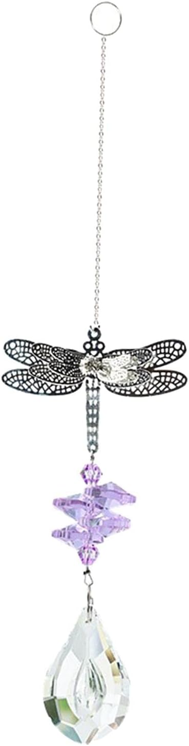 Crystal Suncatcher Glass Ball Hanging Rainbow Maker Wedding Decor Purple|Home & Garden | Home Decor| Suncatchers & Mobiles