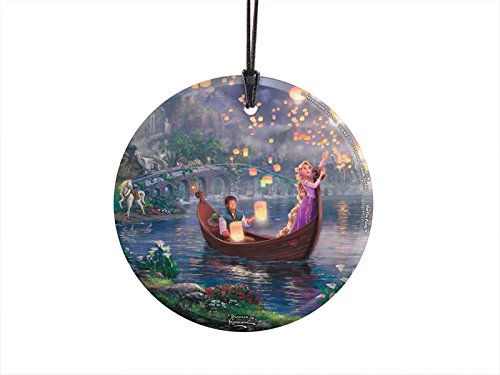Trend SettersTangled In the Boat Thomas Kinkade Hanging Glass Print