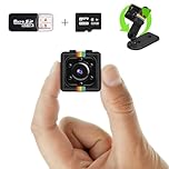 Spy Camera, Bextgoo Hidden Camera No WiFi, 1080P FHD Mini Camera with 32GB Memory Card,12MP Photoshoot, 140° Wide Angle, 360° Rotating Bracket, No Monthly Fee, for Travel, Outdoor Security