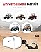 KEMIMOTO UTV Side Mirrors, UTV Mirrors for 1.65-2 inch Roll bar Compatible with Polaris RZR, Can-Am Maverick X3, Pioneer, Talon, Teryx, Gator, CFMOTO, Multi-Adjustment Convex Mirrors