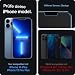 Spigen Glas.tR EZ Fit Schutzfolie kompatibel mit iPhone 14 Plus, iPhone 13 Pro Max, 2 Stück, Kratzfest, 9H Härte Folie