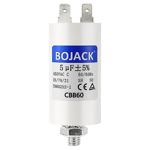 BOJACK CBB60 5µF 450V Capacitor for Pumps Cover