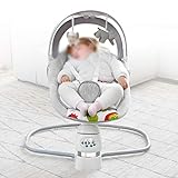 WJTMY Mecedora eléctrica para bebés, Silla de Comedor Mult