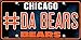 Rico Industries NFL Chicago Bears #Da Bears #1 Fan Metal Auto Tag 8.5