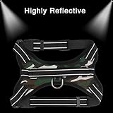 FYY Dog Harness No Pull, Breathable Adjustable Pet Vest, Reflective Oxford Easy Control Dog Harness with Sturdy Handle for Small Medium Large Dogs M-Camo - Image 5